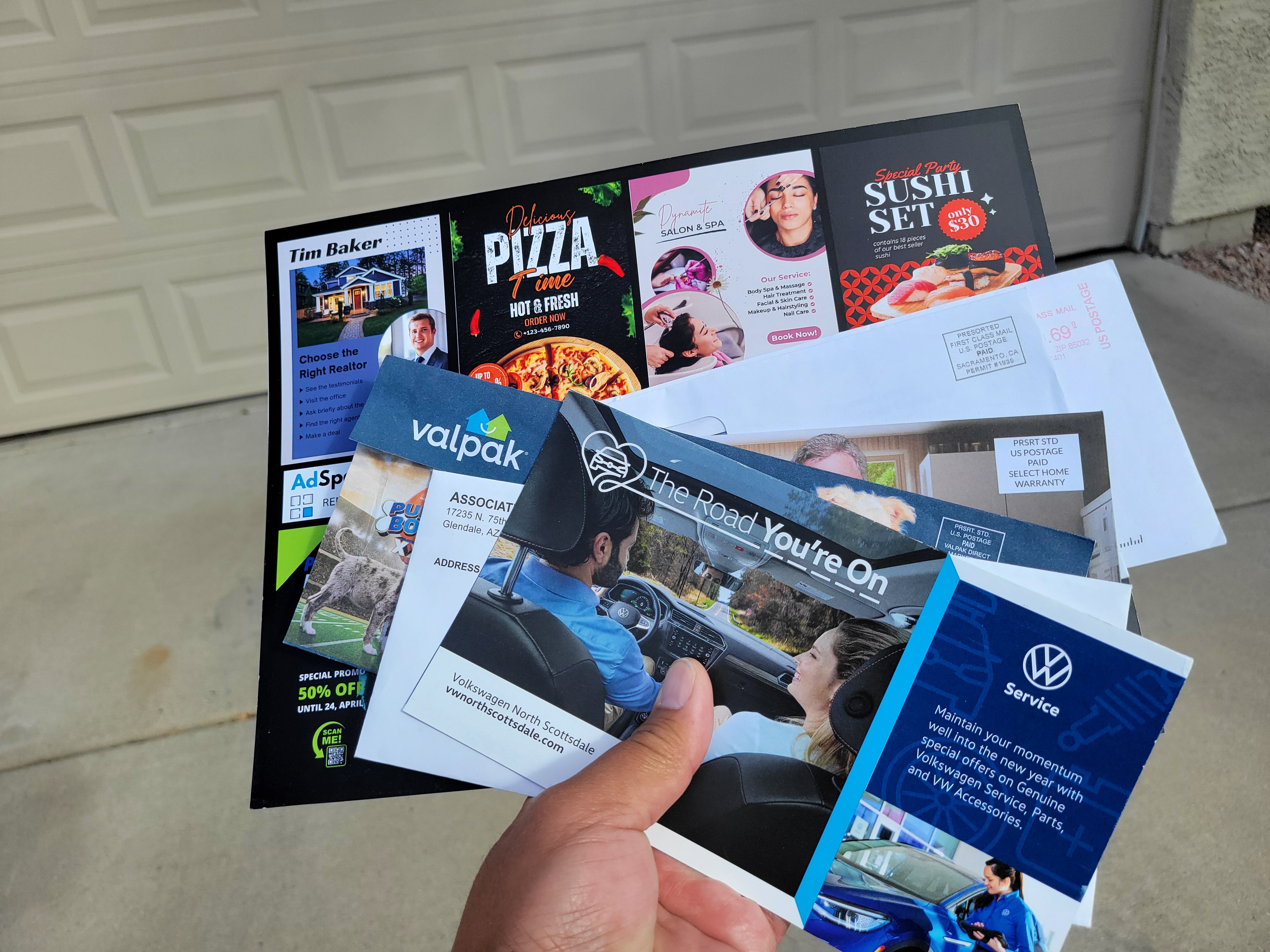 Mailer insert card sample